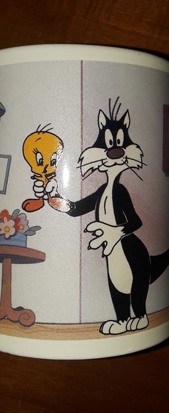 Sylvester & Tweety bird coffee mug - Picture 2 of 6